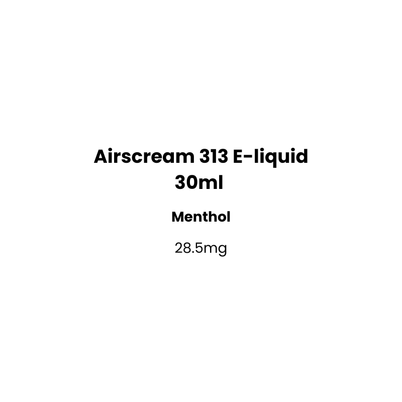 Airscream 313 e liquid menthol