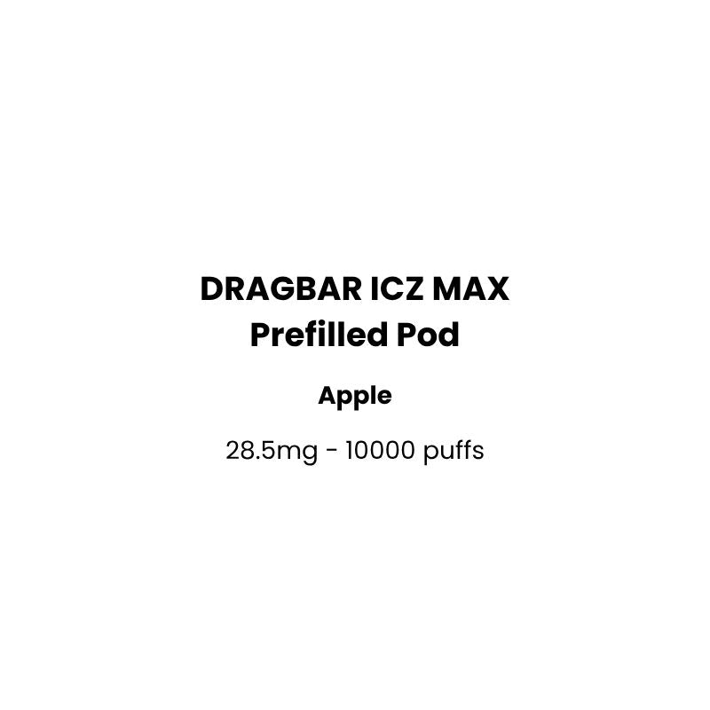 apple flavor DRAGBAR ICZ MAX