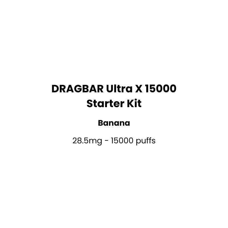 banana flavor dragbar ultra x 15000 kit