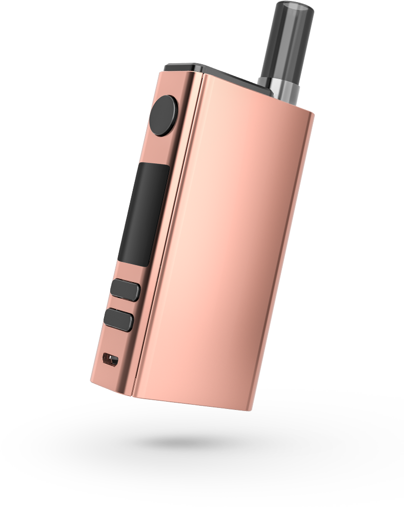 pink color flowermate dry herb vaporizer