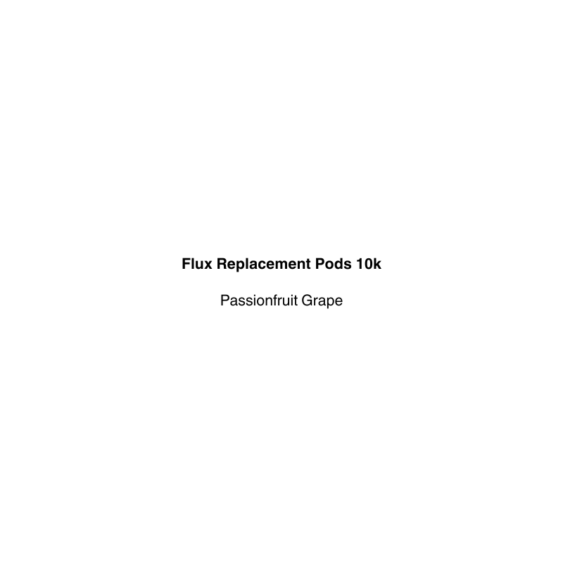 Flux Replacement Pods 10k Puffs 20mg/mL