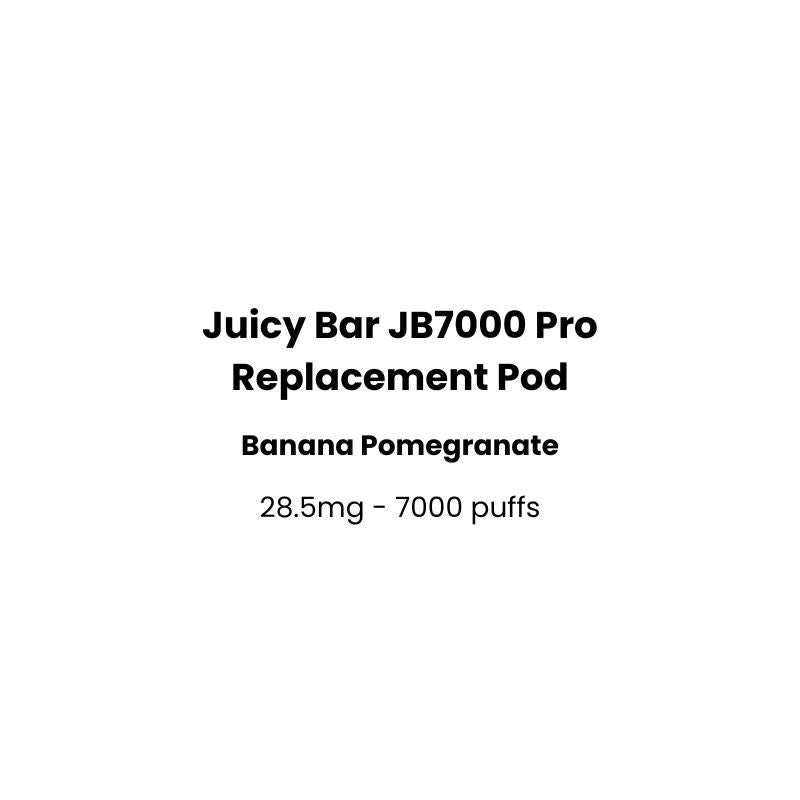 juicy bar replacement pod banana pomegranate