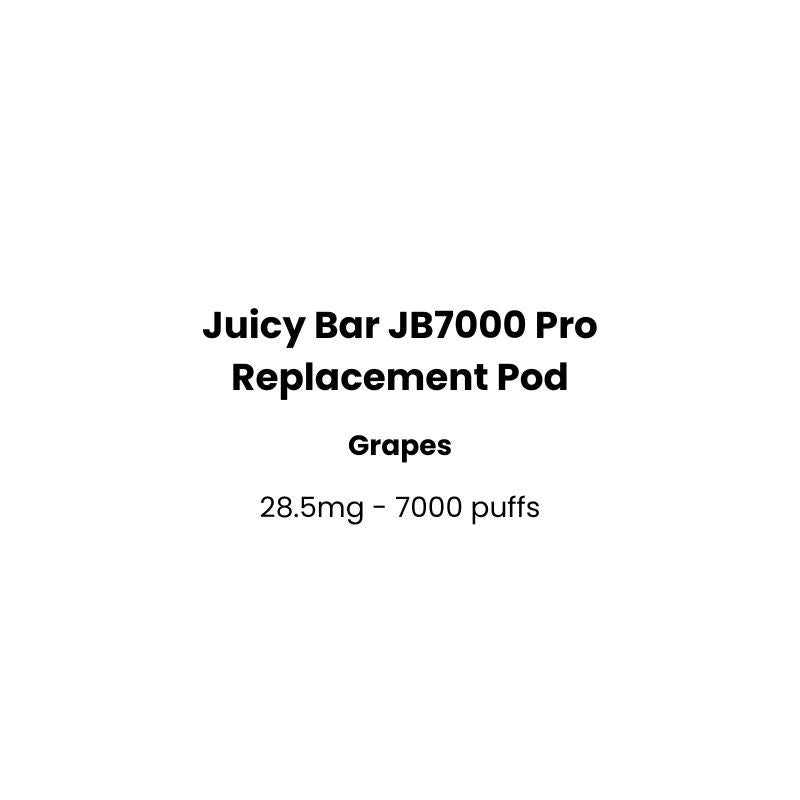 juicy bar replacement pod grape flavor
