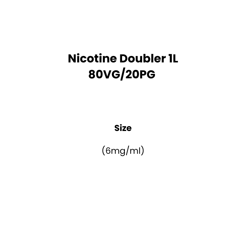 nicotine doubler 6mg