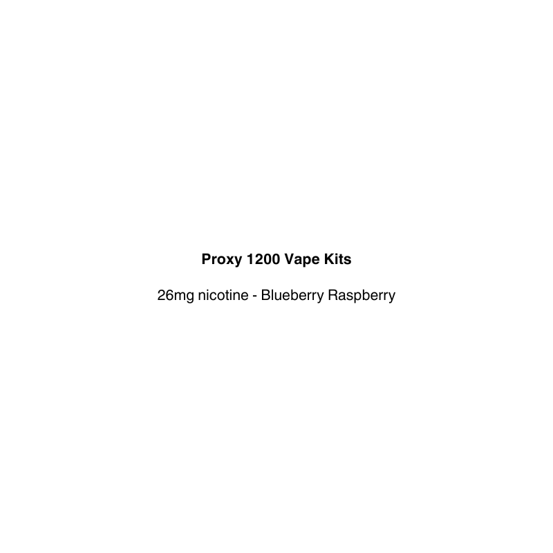 Proxy 1200 Vape Kits' with 28mg nicotine and blueberry raspberry flavor available at vapecloud vape shop pakuranga in auckland