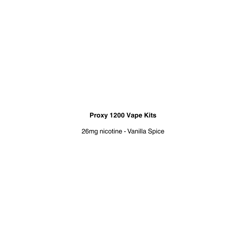 vanilla spice vape kit