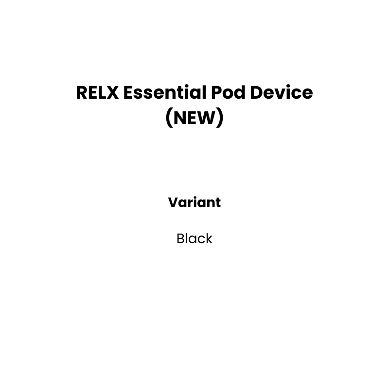 black essential pod device