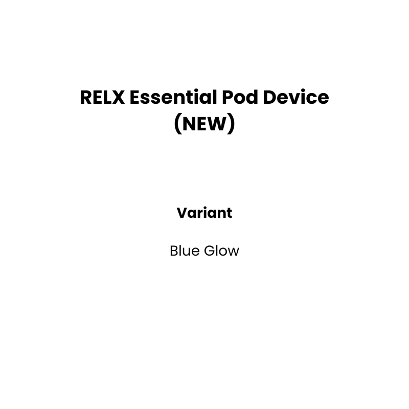 blue glow color pod device
