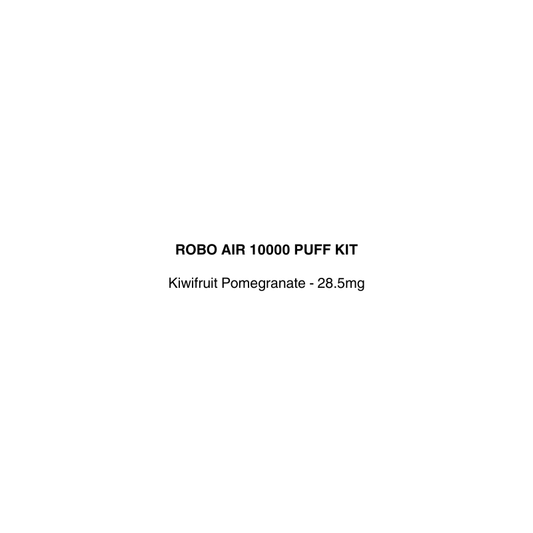 robo air 10000 puff vape pod kit with kiwifruit pomegranate flavor available at vapecloud vape shop pakuranga