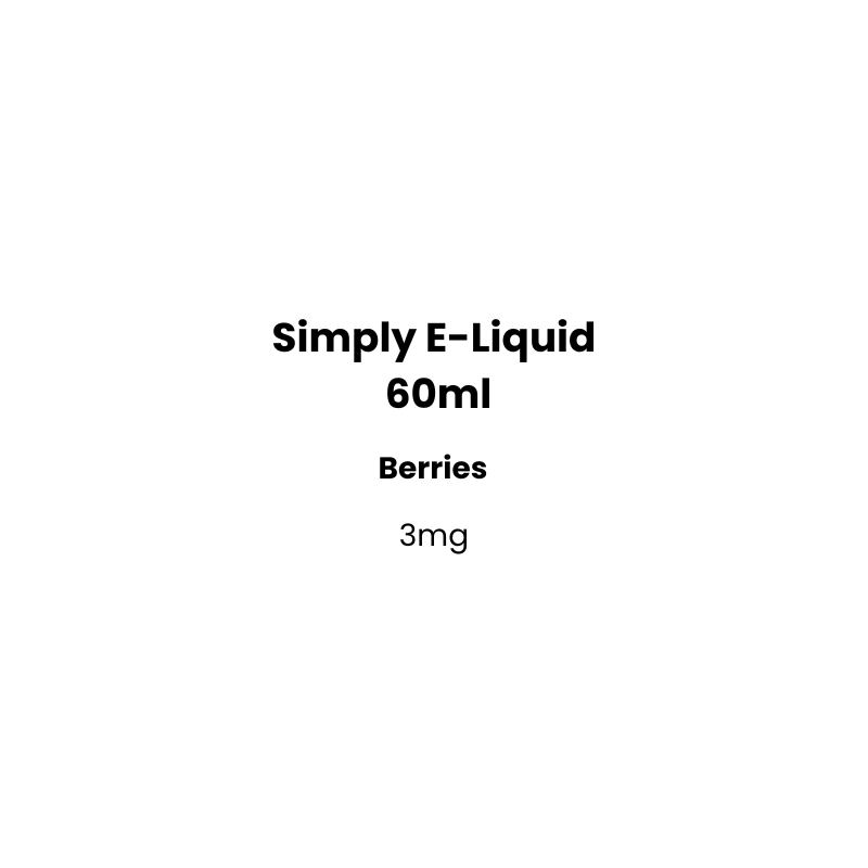 simply e liquid berries