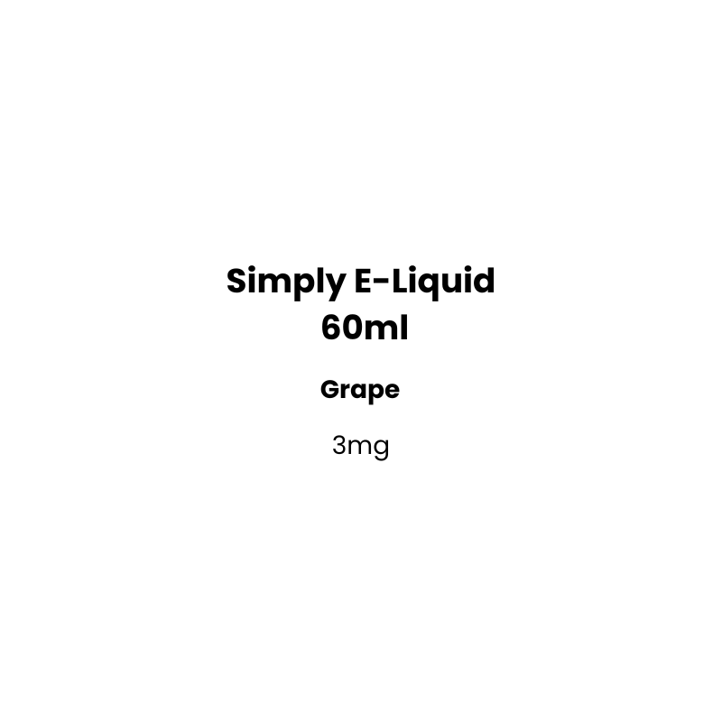 grape e liquid simply