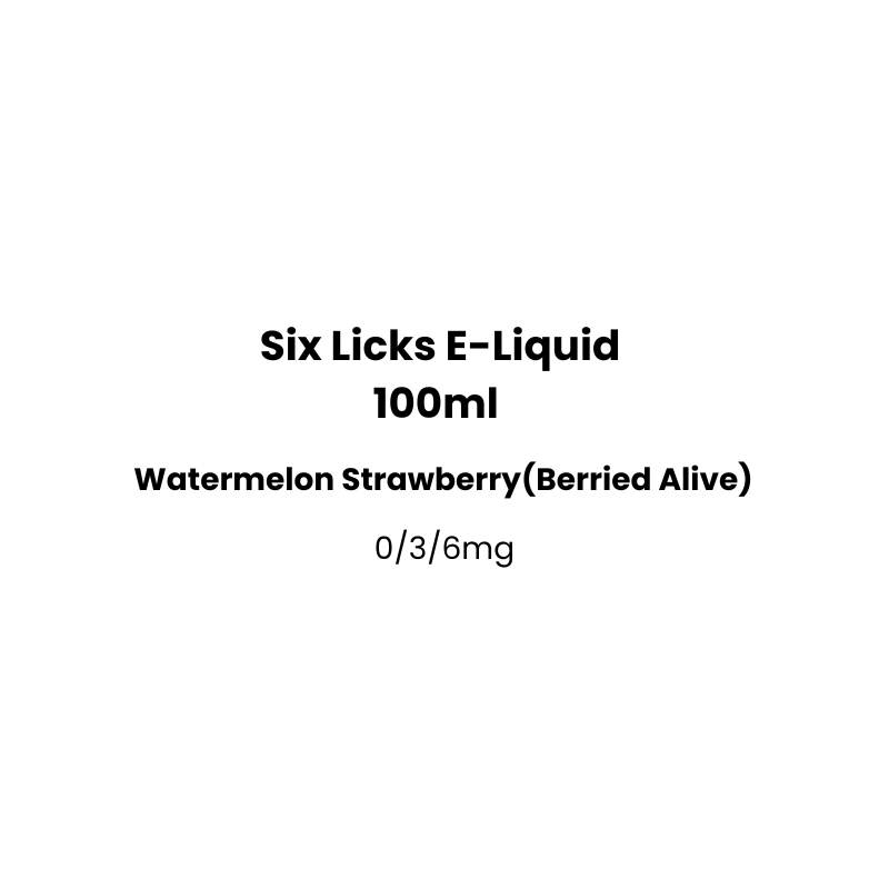 six licks watermelon strawberry