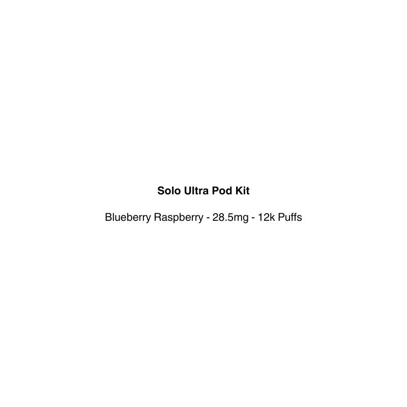 Solo Ultra Pod Kit 28.5mg 12k puffs