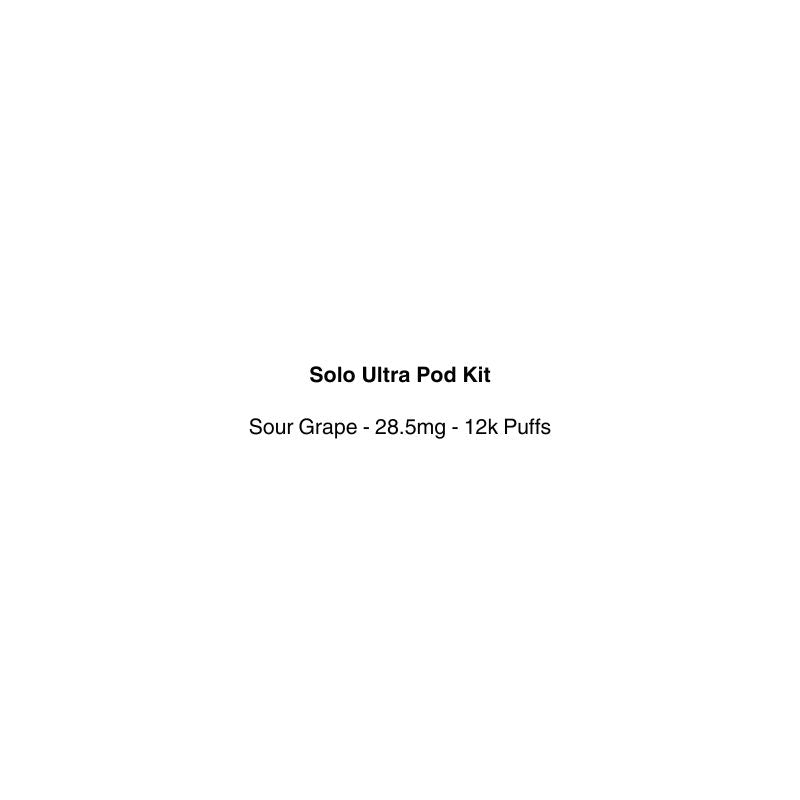 Solo Ultra Pod Kit 28.5mg 12k puffs