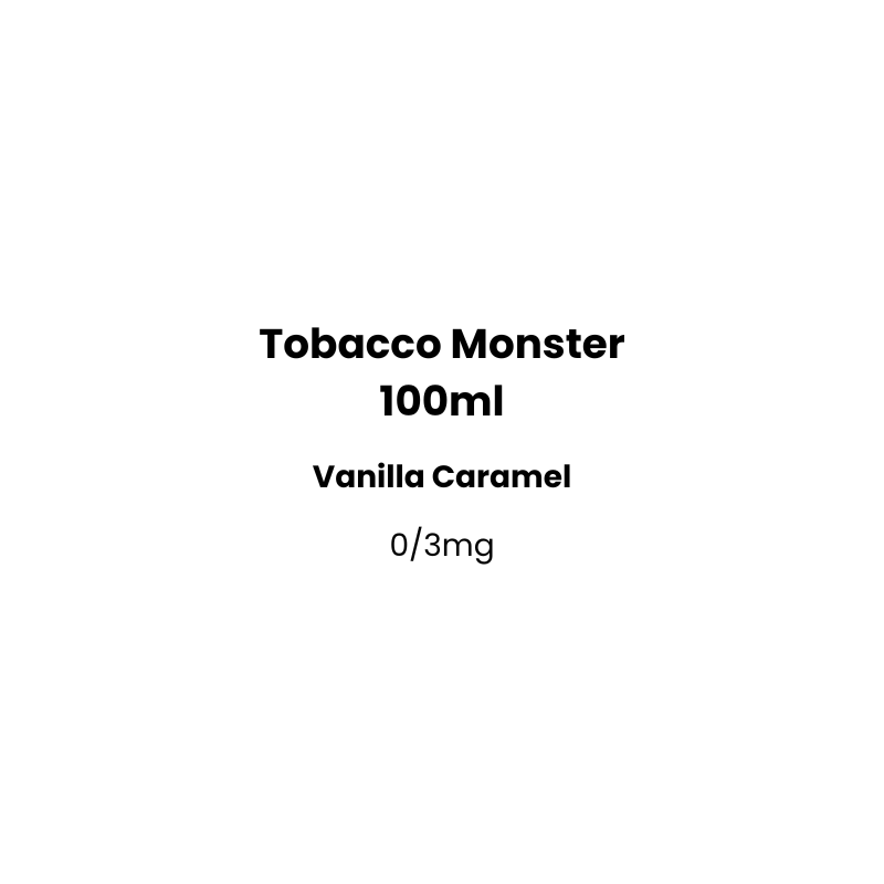 vanilla caramel tobacco monster