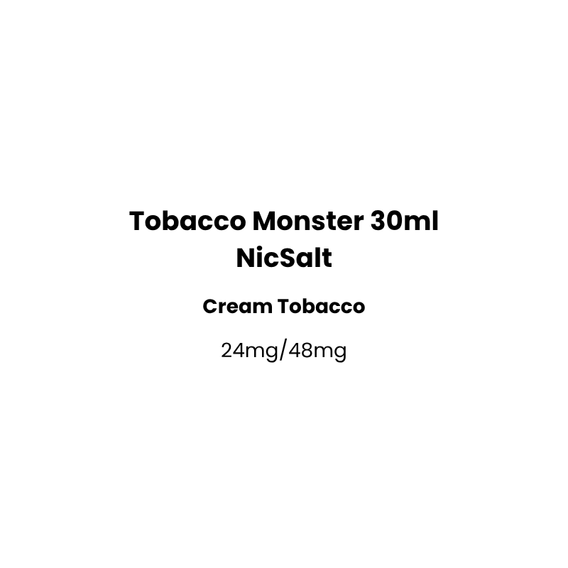 cream tobacco monster nicsalt