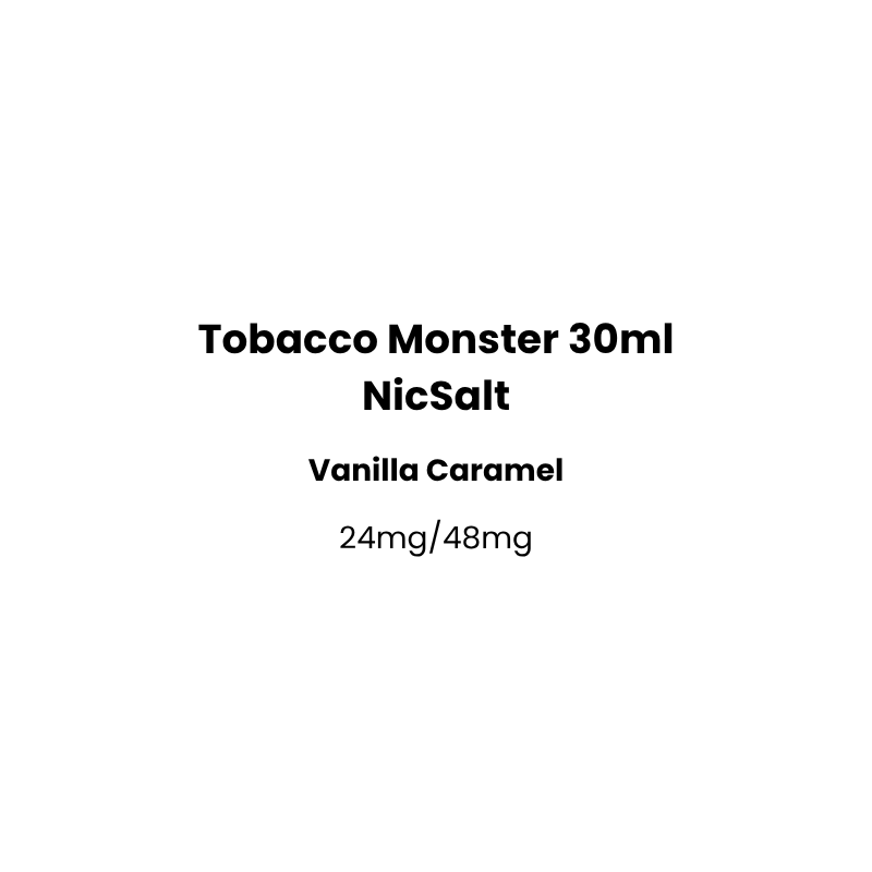 tobacco monster vanilla caramel