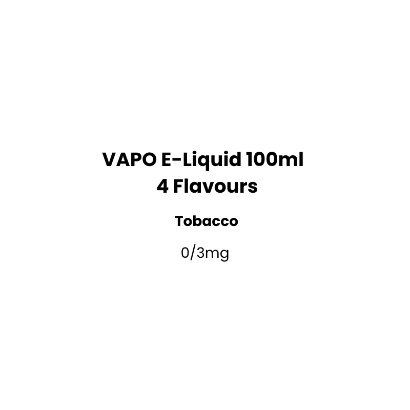 vapo e liquid tobacco