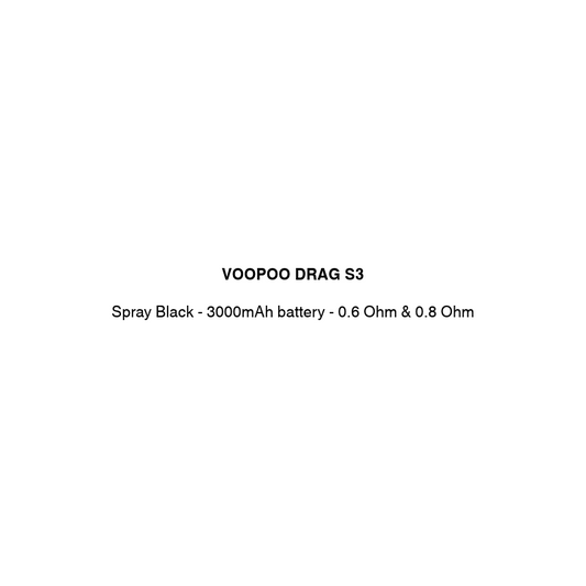 VOOPOO DRAG S3
