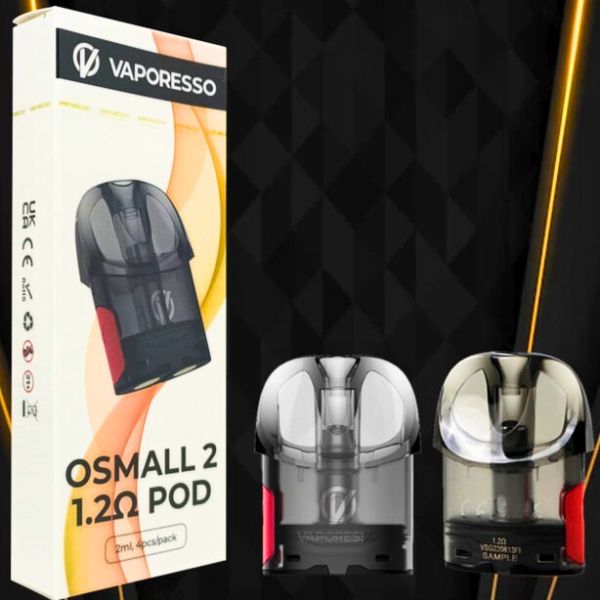 a box of vaporesso osmall and two replacement pods
