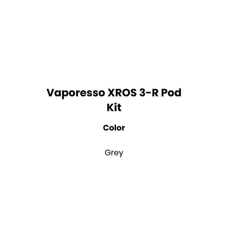grey color vaporesso 3r