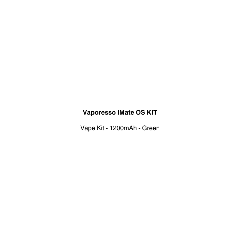 green color vape kit