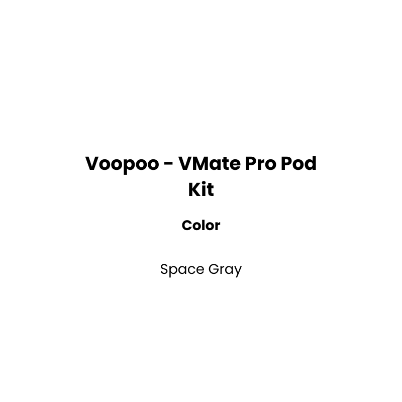 space gray vmate pro pod