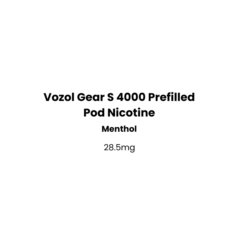 menthol vozol gear