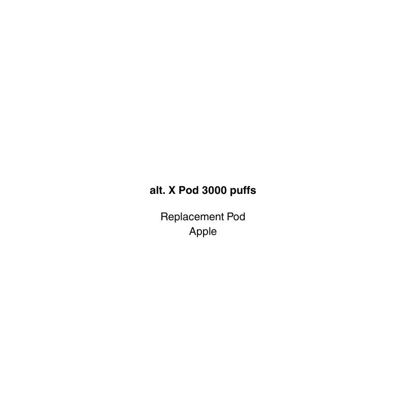 alt. X Pod 3000 puffs