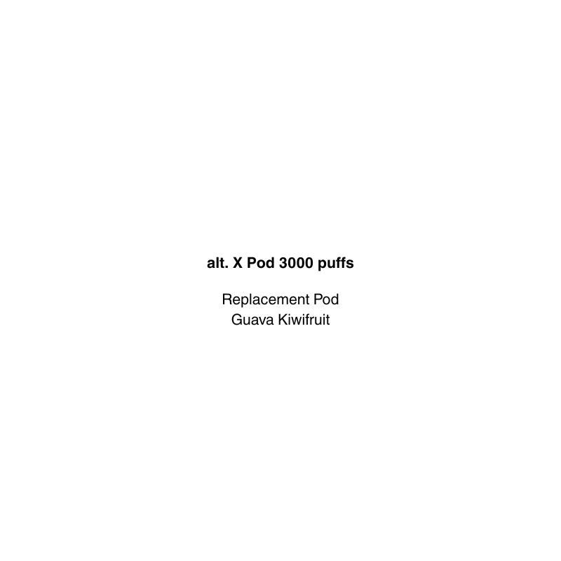 alt. X Pod 3000 puffs