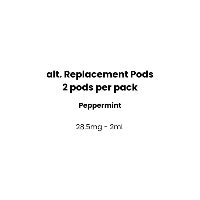 alt replacement pods peppermint flavor