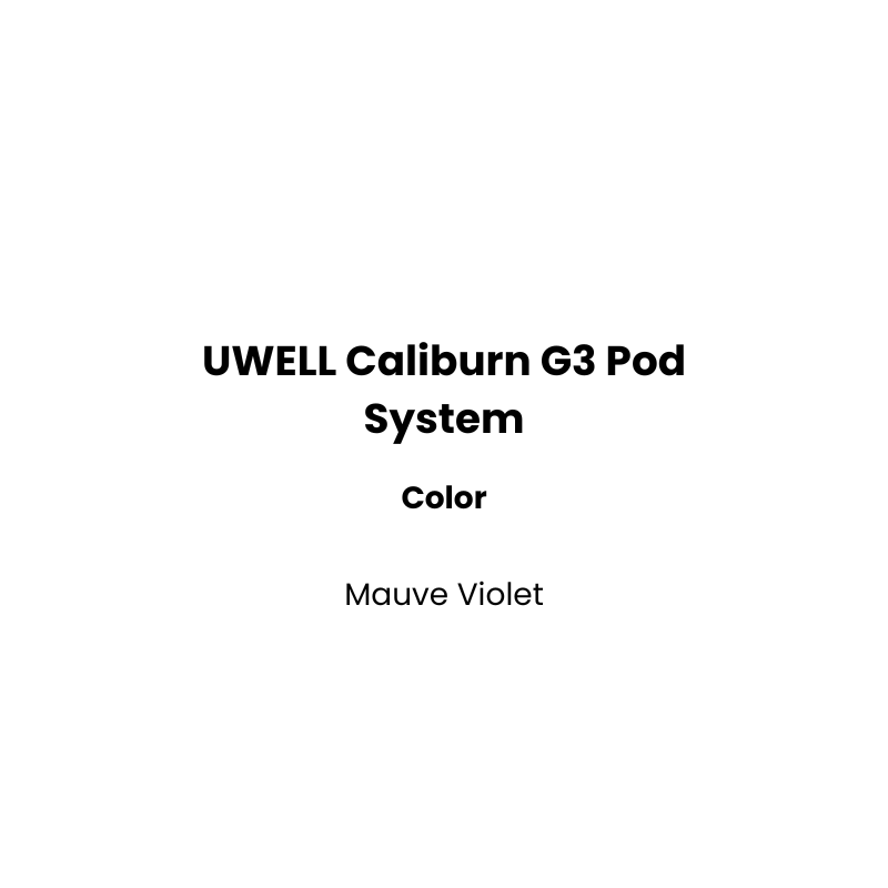 Mauve Violet pod system