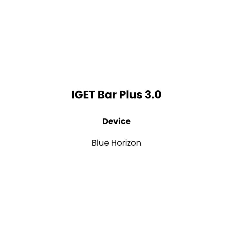 iget bar plus device blue horizon