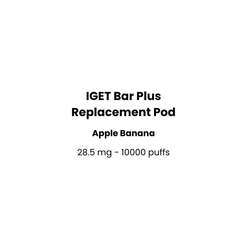 iget bar plu apple banana flavor