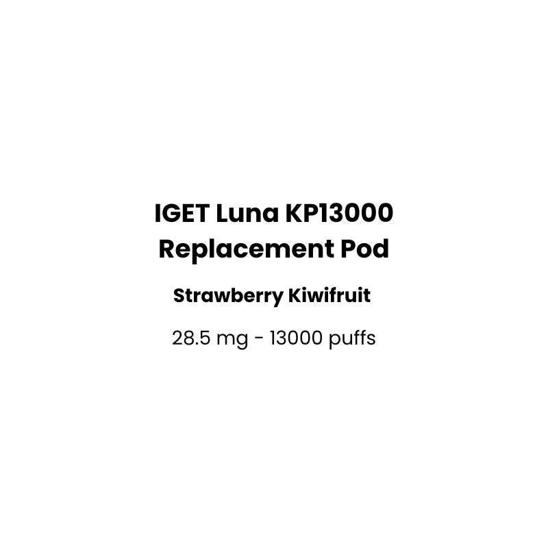 iget luna replacement pod strawberry kiwifruit