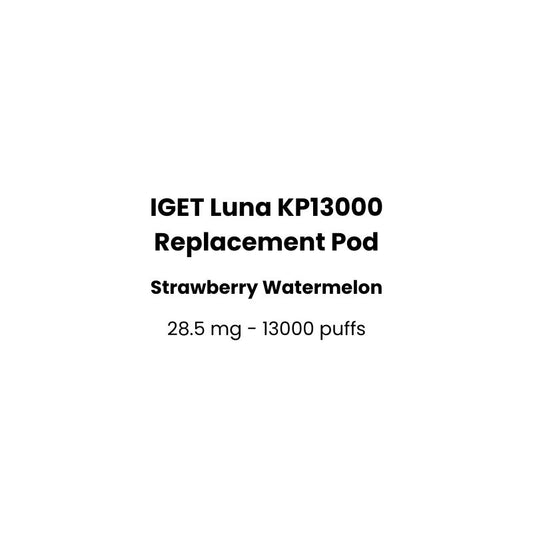 iget luna replacement pod strawberry watermelon flavor