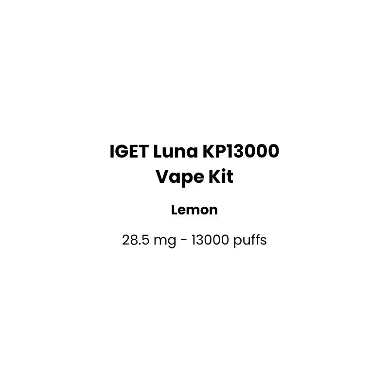 lemon flavor vape kit