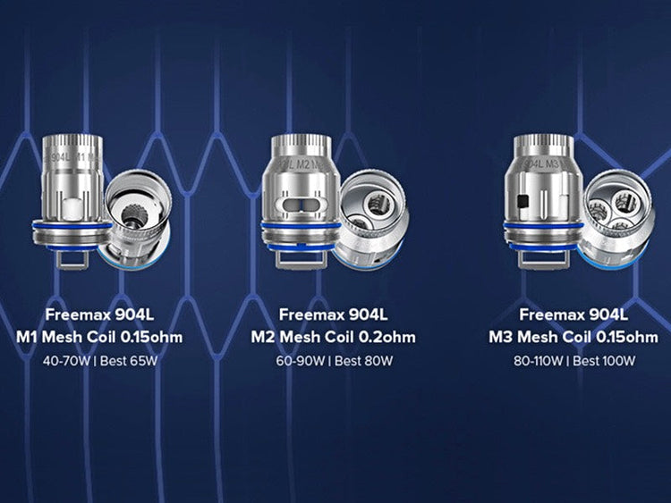 three FREEMAX coils