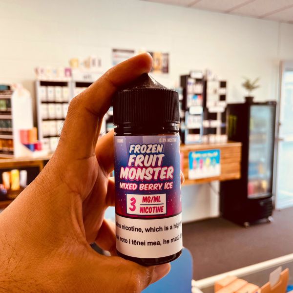 a bottle of frozen fruit monster eliquid