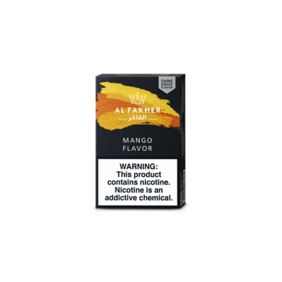 A box of Al Fakher hookah flavour mango