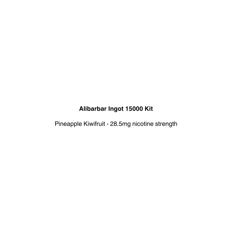 alibarbar ingot vape kit pineapple kiwifruit available at vapecloud vape shop pakuranga