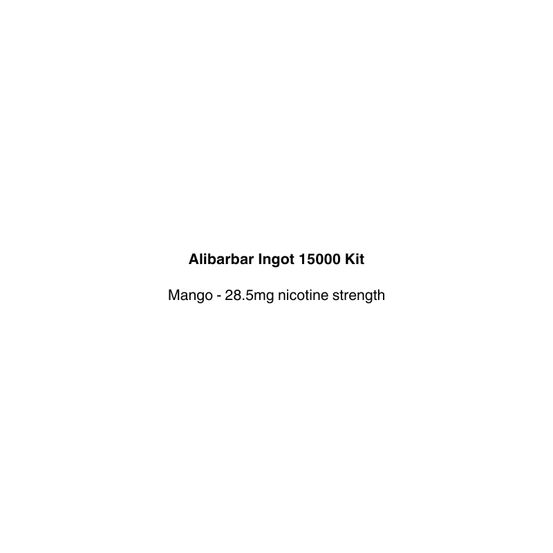 alibarbar ingot vape kit mango flavor