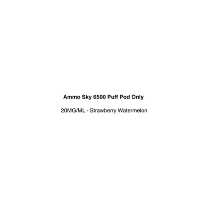 Ammo Sky 6500 strawberry watermelon available in vapecloud vape shop pakuranga