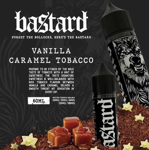 Bastard 60ml Vanilla Caramel Tobacco