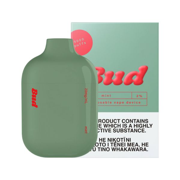 bud mint green bottle