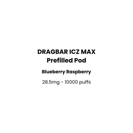 blueberry raspberry DRAGBAR ICZ MAX