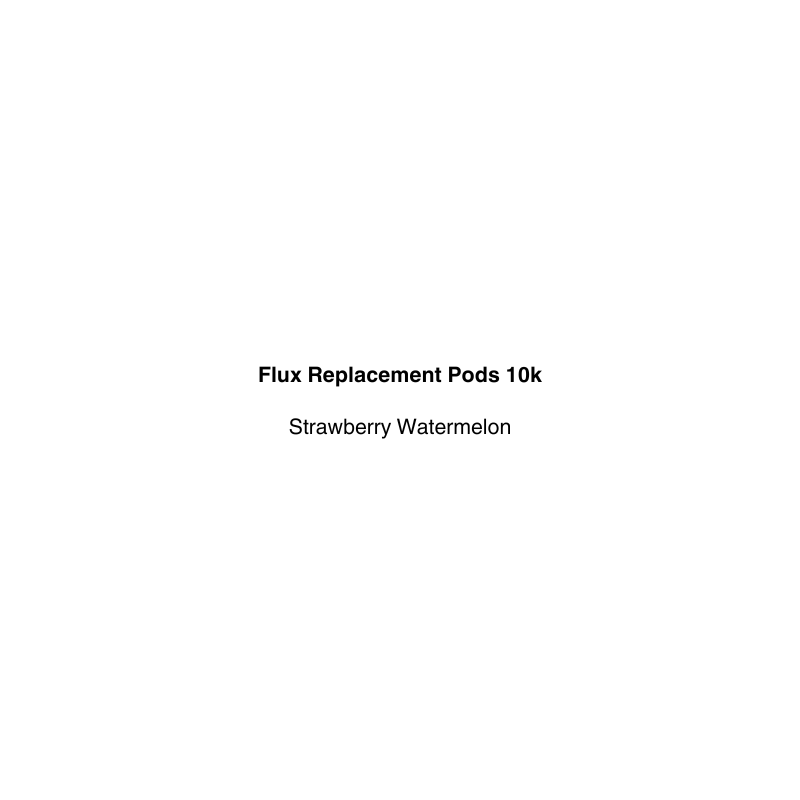 Flux replacement pod with strawberry watermelon flavor available at vapecloud vape shop pakuranga