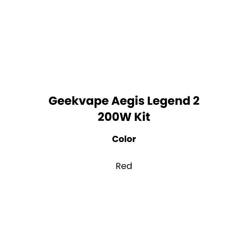 aegis legend 2 red
