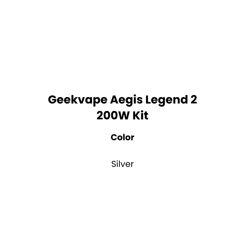 Geekvape Aegis Legend 2 200W Kit - VapecloudNZ Geekvape Aegis Legend 2 200W Kit - VapecloudNZ