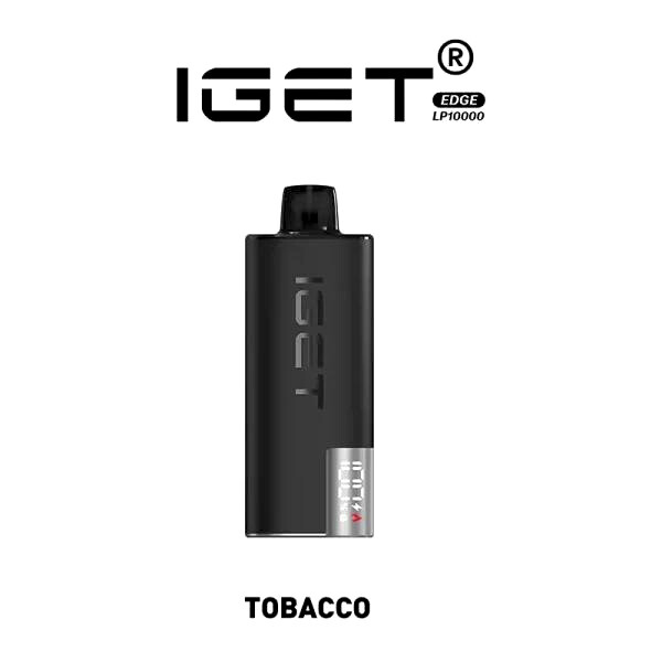 a black iget edge tobacco flavor